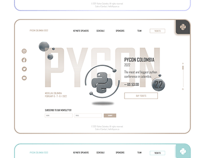 PYCON COLOMBIA 2022 - Website