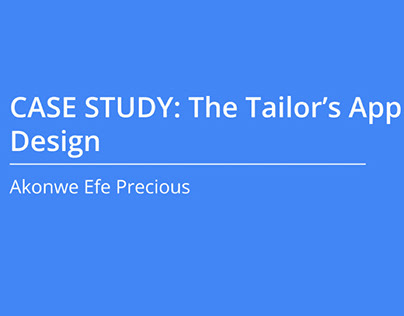 Case study for The Tailor app