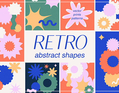 Retro Abstract Vector Shapes
