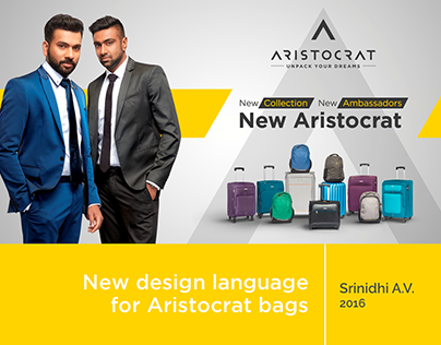 New Design Language for Aristocrat Luggage