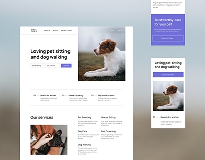 Pet Sitting Projects | Photos, videos, logos, illustrations and branding on  Behance