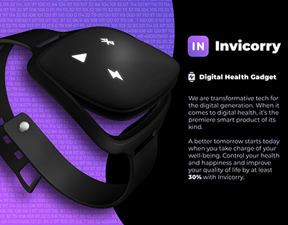 Invicorry Digital Health Gadget - 3D