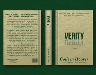 Expressive typography book cover redesign
