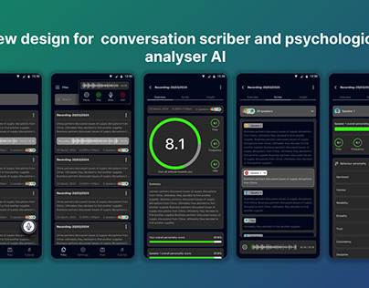 Scribe (Conversation and psychological analyser AI)