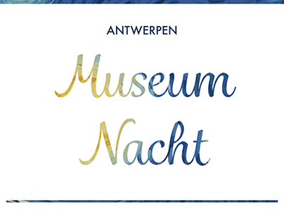 Museumnacht- posters (school work)