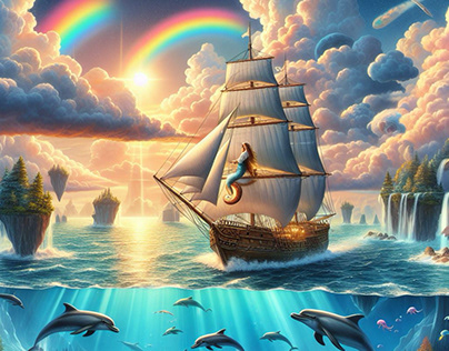 Rainbow ship