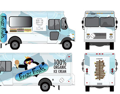 Freezer Freaks Ice Cream Branding and Design