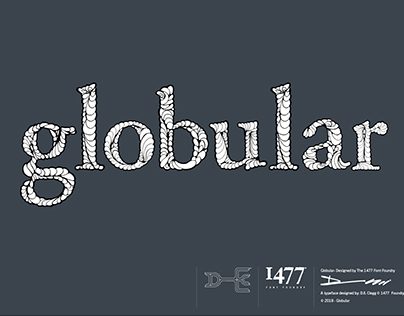 Globular Typeface Design