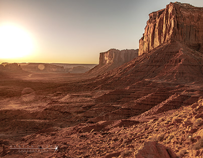 Mornings Light At Monument Valley