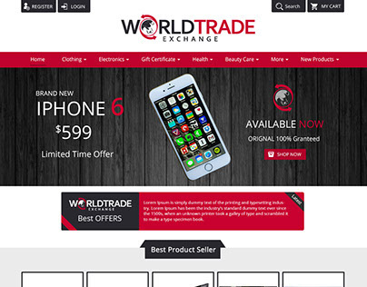 World Trade Market Place Web Design