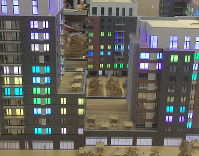 Model of Vavilovo residential complex, Moscow