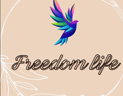 Логотип. ."Freedom life". 500×500