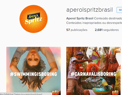 Aperol Spritz Brasil | Shootings  Instagram