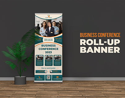 Business Conference Roll-up Banner