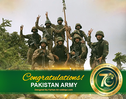 Pakistan Army -congratulation our pride