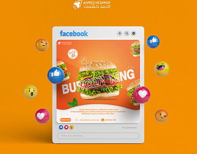 Restaurant Social Media design - اعلان سوشيال مطعم