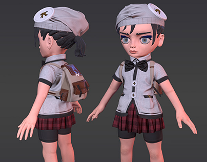 3D Character Small girl