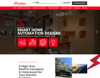 Modern Electric Website