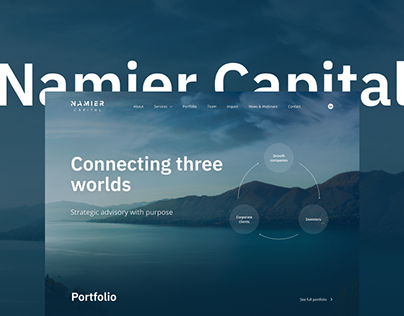 Namier Capital - Advisory Firm Website Design & Dev