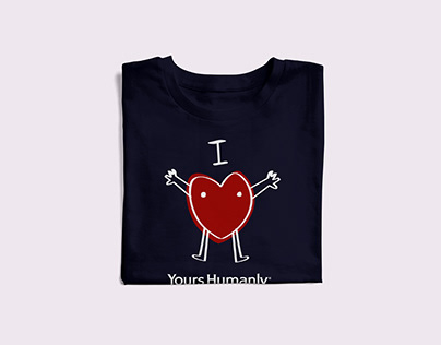 Kids' T-shirt design - Yours Humanly