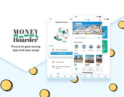 Money Hoarder: Finance goal mobile app & case study