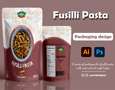 Fusilli Pasta - Packaging Design