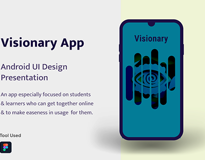 Visionary App Android UI Design