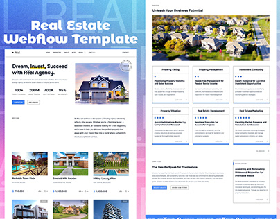 Rëal - Real Estate Webflow Template