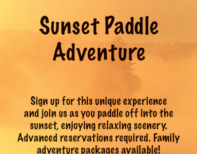 Aqua Excursions Sunset Paddle Adventure