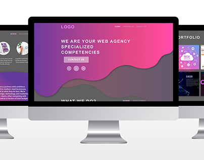 sample web agency design