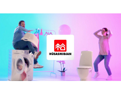 Húsasmiðjan ad campaign.