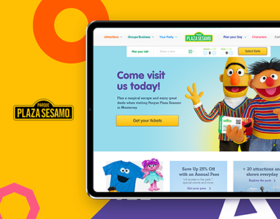 Sesame Street Theme Park eCommerce