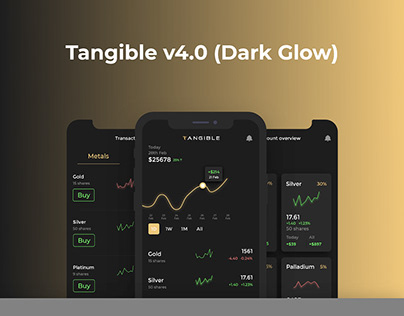 Tangible Stock App (Dark Glow)