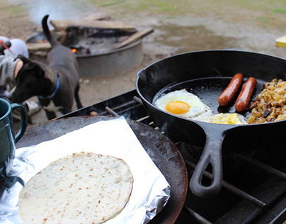 Eggs as easy, fuss-free camping food