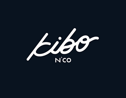 Kibo n’co humoriste. Logo design
