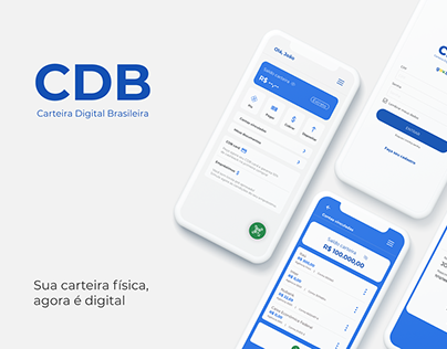 CDB - Carteira Digital Brasileira | UI/UX