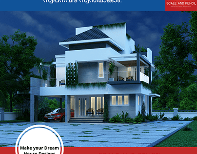 Low-cost house design with modern plan Kochi