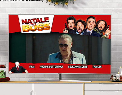 Natale col boss - Blu-ray and DVD interface design