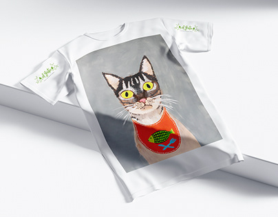Illustrated Cards to Promote Cat Adoption