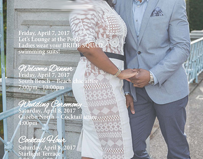 Wedding Schedule of Events