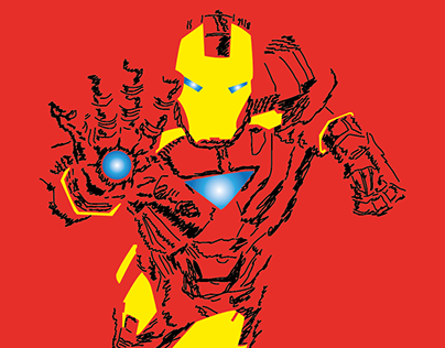 Iron Man sketch fan art