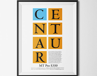 Centaur Font Ad