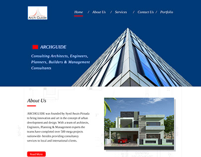 Website Development for an Architect Firm