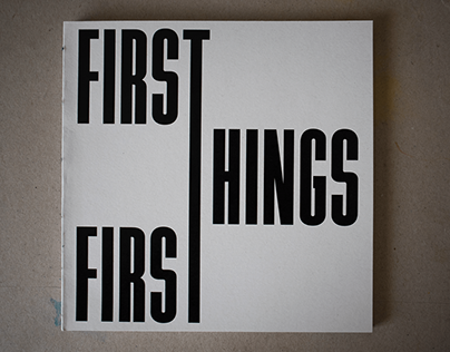 First Things First manifests (book)