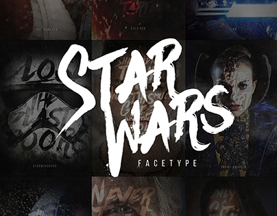 Star Wars Facetype Series Complete