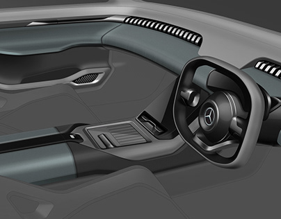 Mercedes Benz EQA interior design