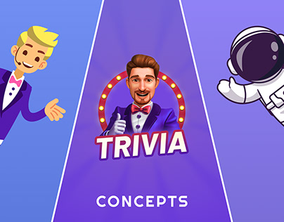 Trivia game UI concepts