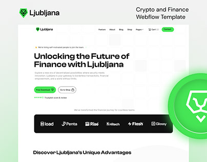 Ljubljana Webflow Finance Template
