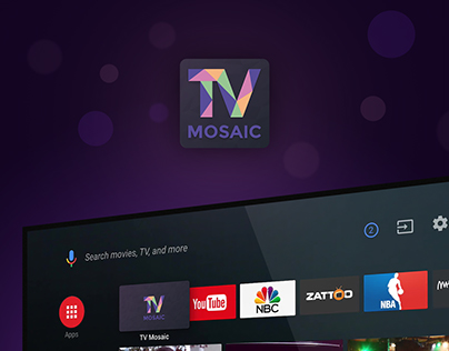 «TV Mosaic». Application for Android TV