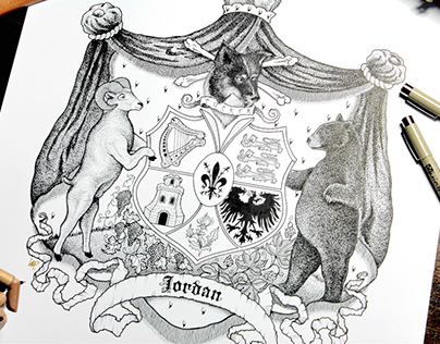 Jordan Conjugal Coat of Arms
